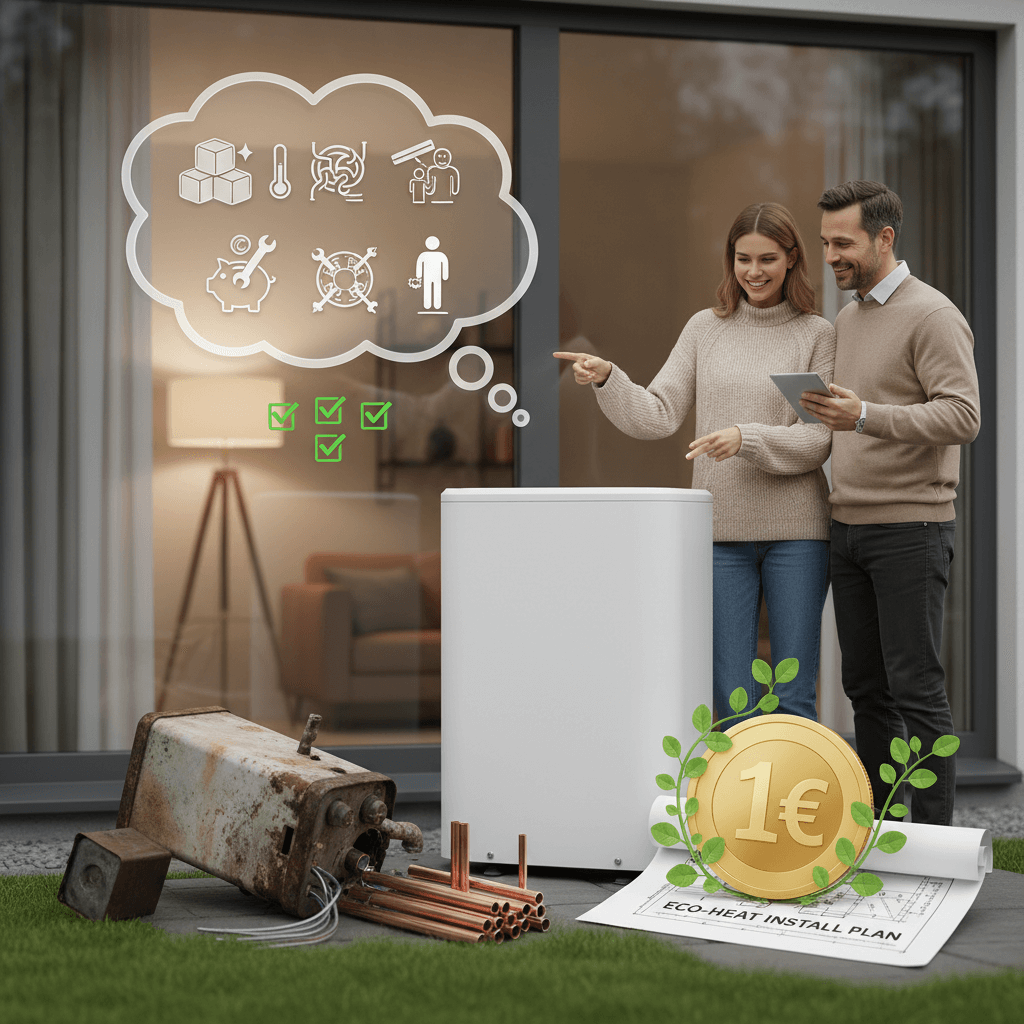 Remplacez votre chaudière fioul ou gaz par une pompe à chaleur pour 1€ : réponses à toutes vos objections