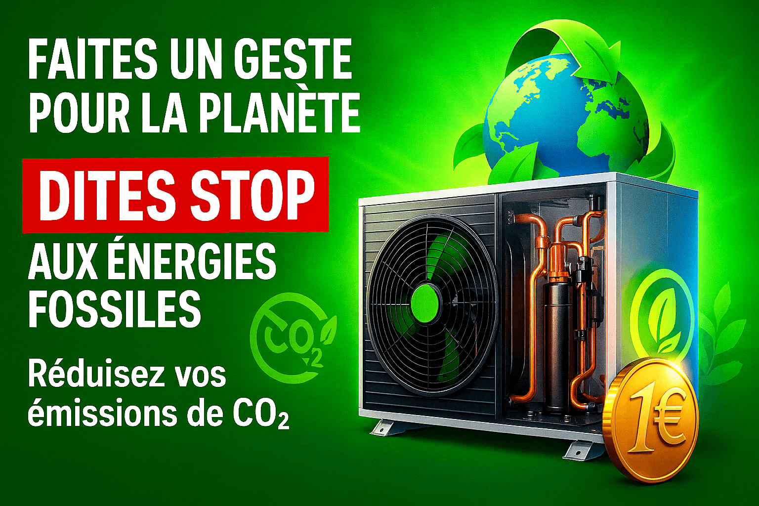 Impact écologique positif du remplacement d'une chaudière par une pompe à chaleur